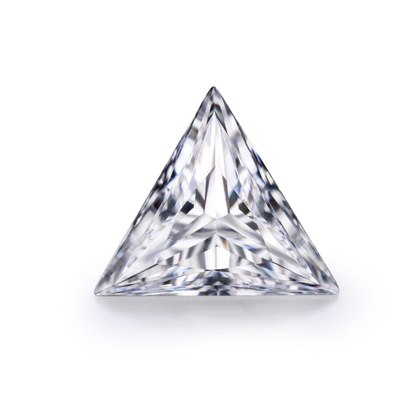 White moissanite diamond Loose Stones triangle cut moissonite Supplier