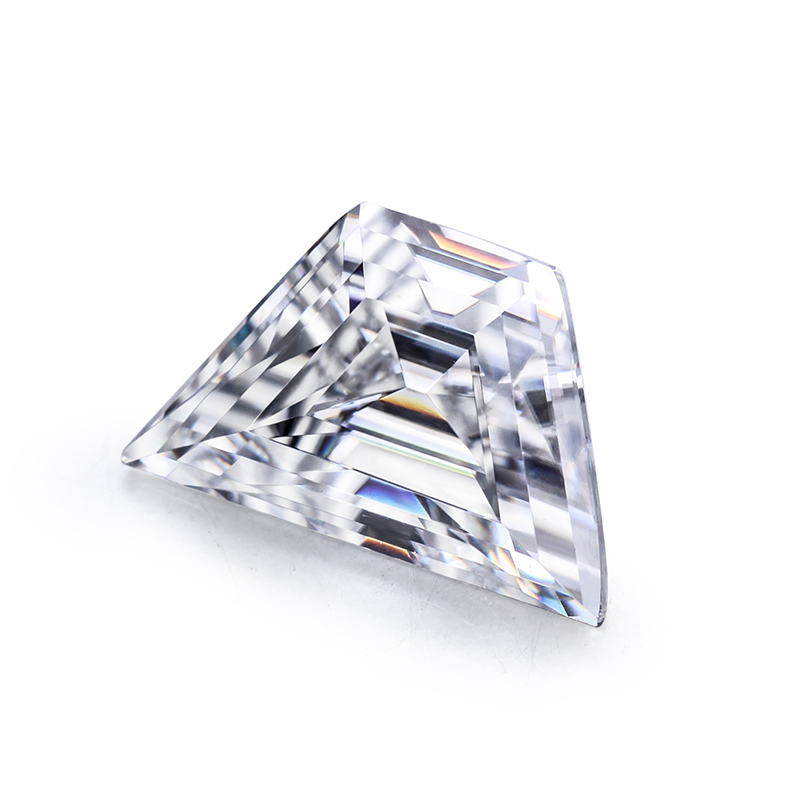 Brilliance D/E/F color 8x4x2mm fancy trapezoid cut loose moissanite Supplier