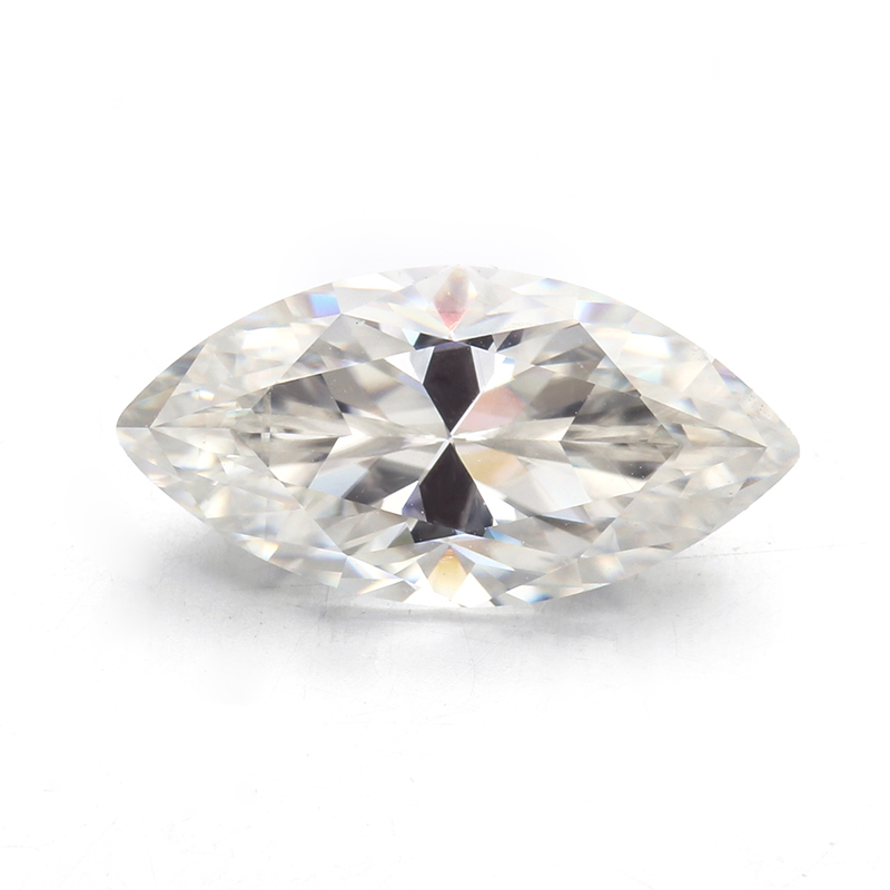 White DEF Color VVS Clarity Synthetic Lab Created moissanite Supplier
