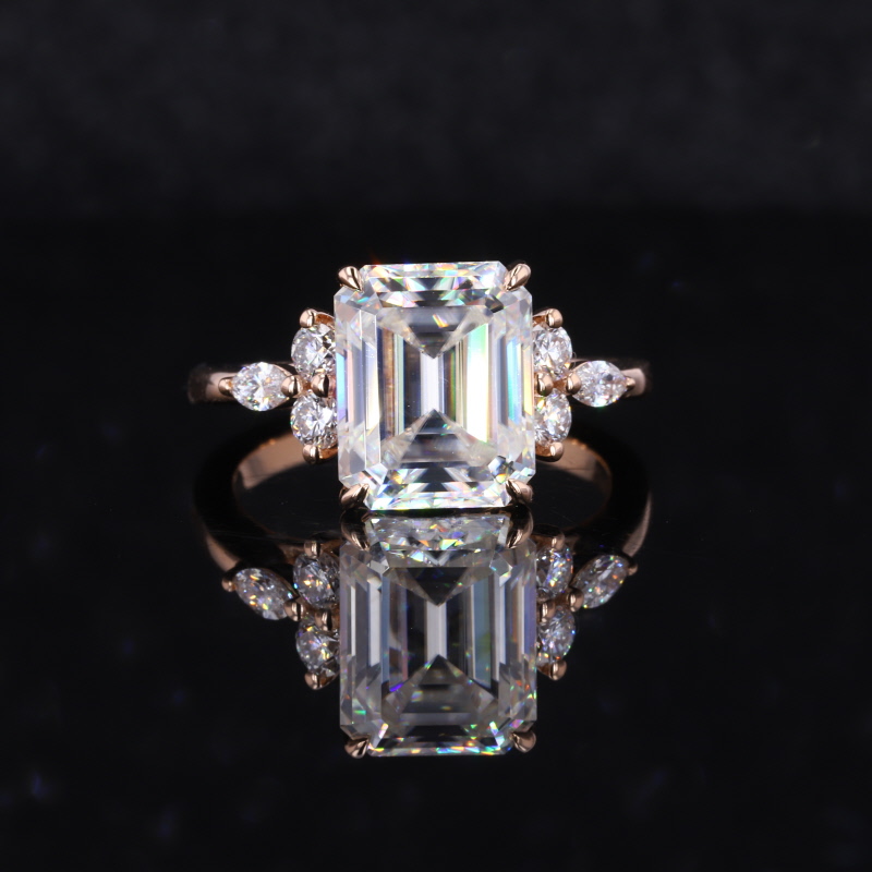 Diamond round cut wedding women engagement ring Supplier