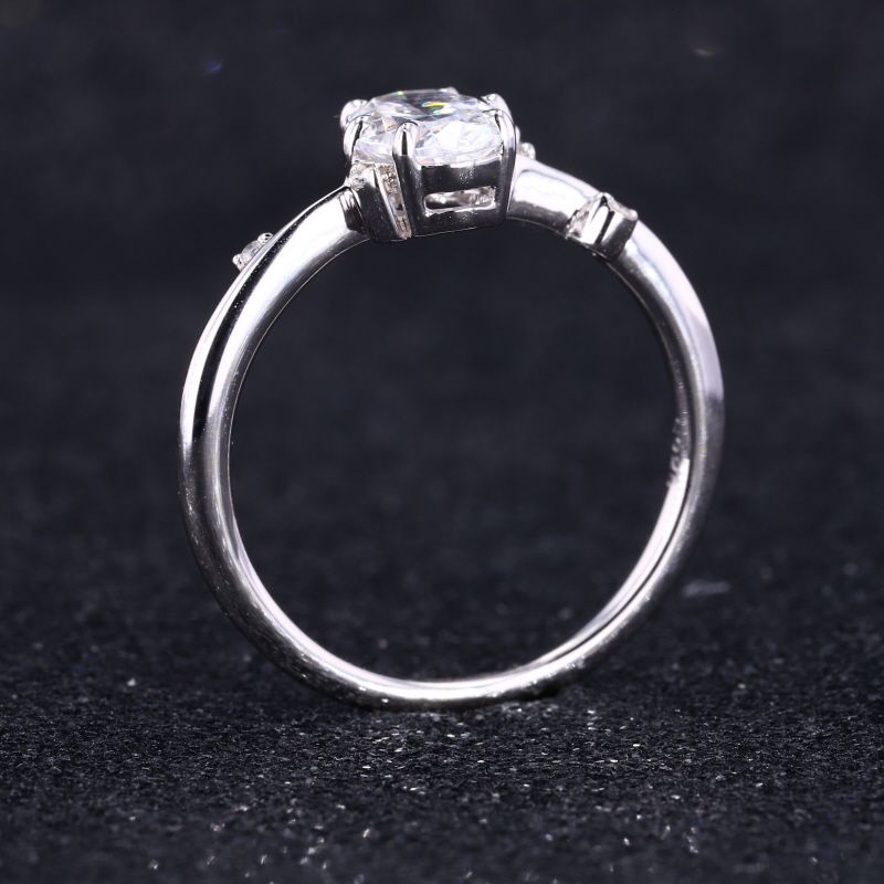 DEF vvs gemstone moissanite 925 sterling silver ring Exporter