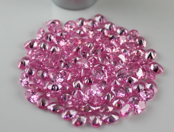 Wholesale price Oval Cut Gemstone Zircon Pink Cubic Zirconia