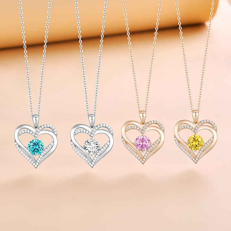 Sterling Silver 925 Heart Necklace Exporter