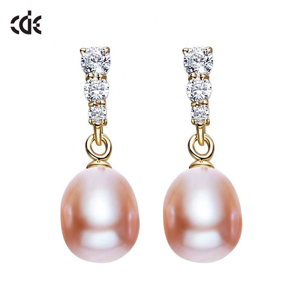 New Latest Fashion Jewelry Earring Designs Pearl Earrings Exporter