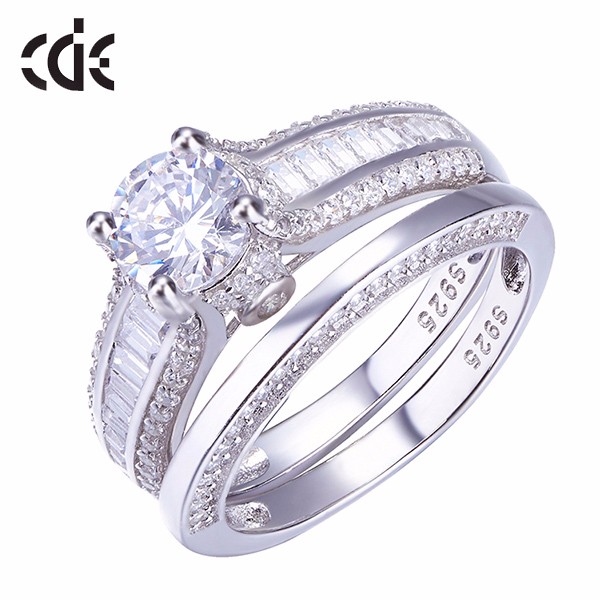 Wholesale Fashion Couple jewelry 925 sterling silver engagement rings