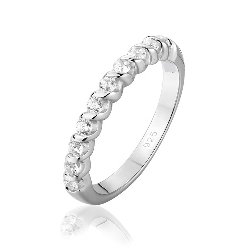 Wholesale High Quality Sterling Silver Ring 925 Ladies Fashion Rings