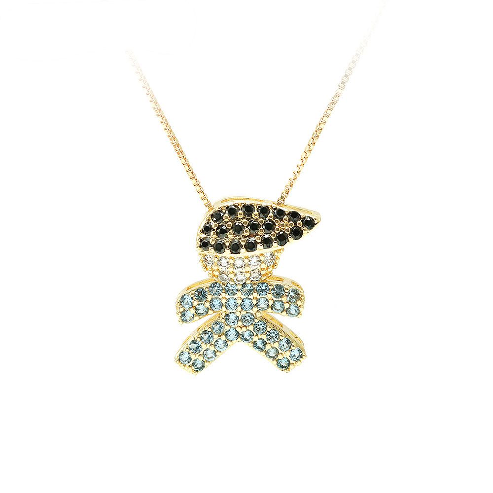 Hot Factory Price Cartoon Kids Boy Pendant Necklace Beauty Kid Women Exporter