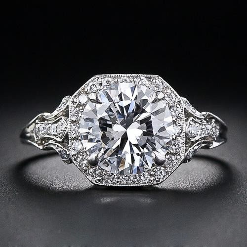 Moissanite colorless diamond solitaire ring Wholesaler