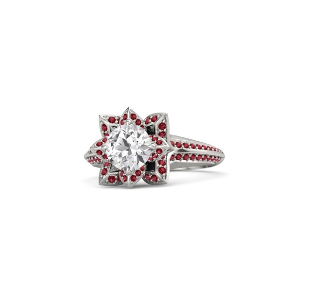 Personalize design moissanite colorless diamond solitaire ring Wholesaler