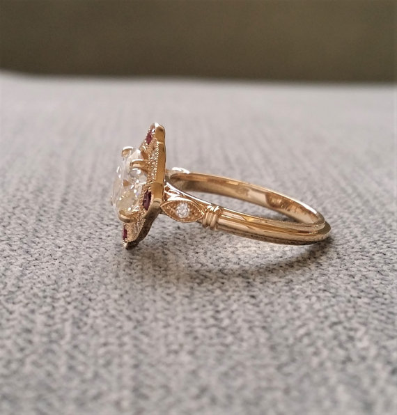 Flawless design moissanite colorless diamond solitaire ring Wholesaler