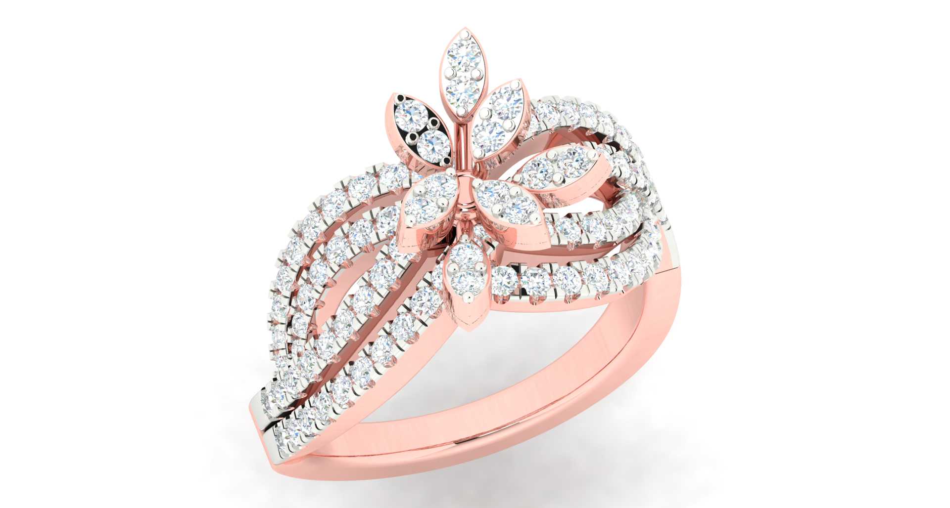 Good looking design moissanite colorless diamond solitaire ring Wholesaler