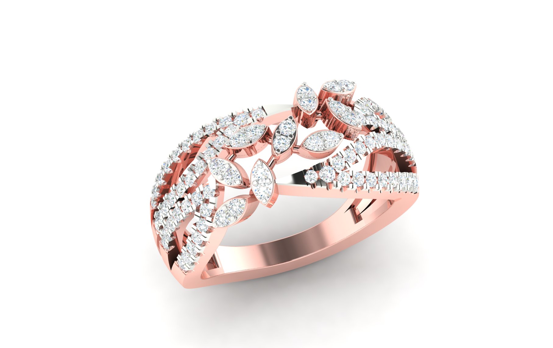 Good looking design moissanite colorless diamond solitaire ring Wholesaler