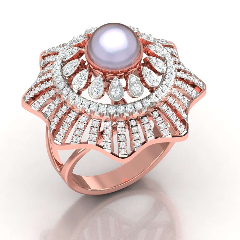 Wholesale Handcrafted design  Moissanite colorless diamond solitaire ring