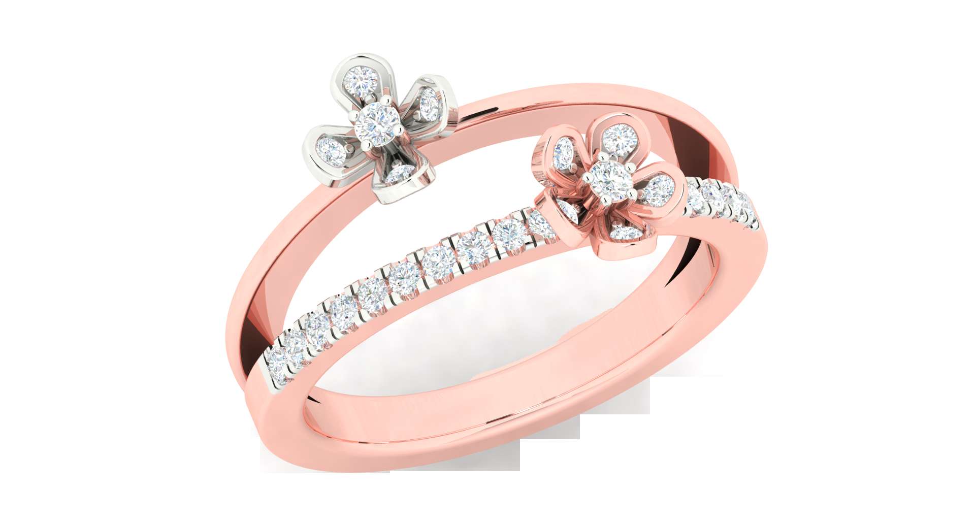 Wholesale Magnificent fine design Moissanite colorless diamond solitaire ring