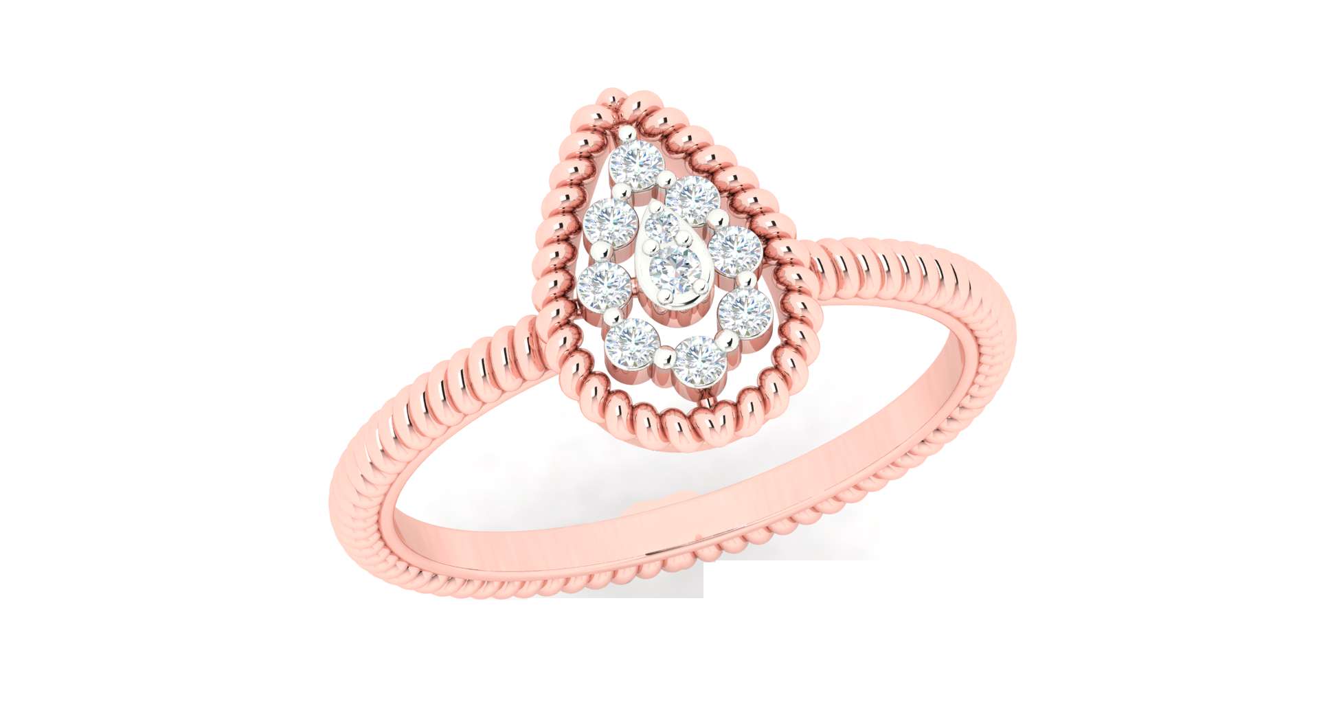 Wholesale personalize fine design Moissanite colorless diamond solitaire ring