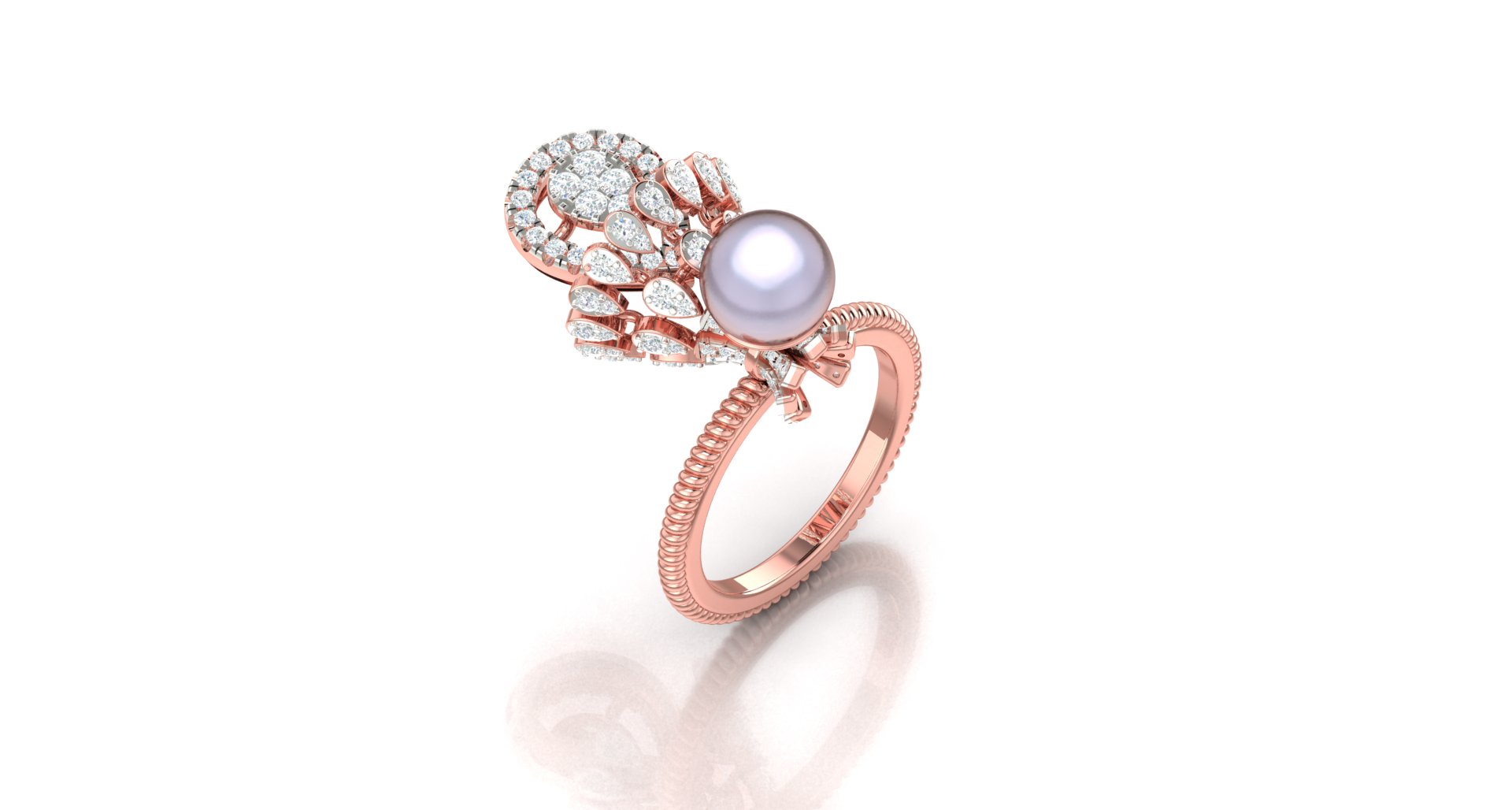 Wholesale Unique fine design Moissanite colorless diamond solitaire ring