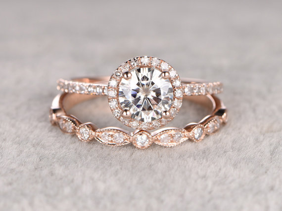 Exotic design moissanite White diamond  solitaire ring Wholesaler