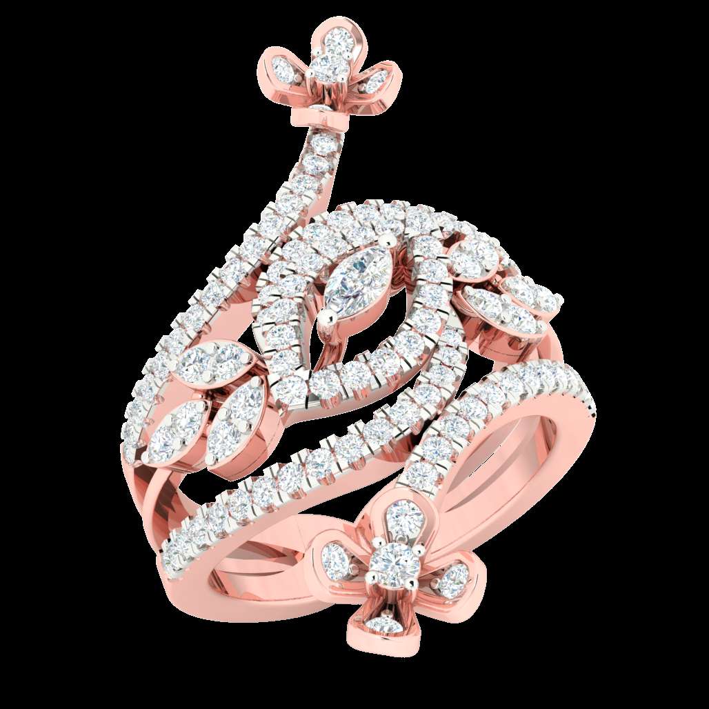 Antique design moissanite colorless diamond Solitaire Ring Wholesale