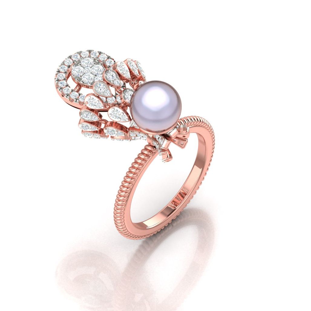 Beautiul Fine design moissanite colorless diamond Solitaire Ring Exporter
