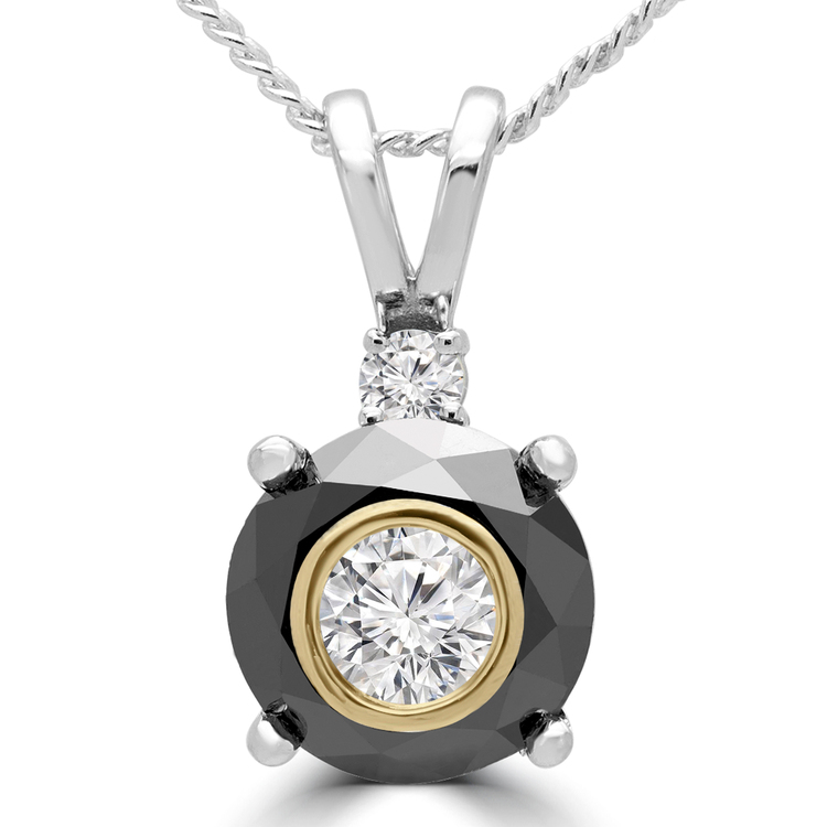Rare Black Diamond Pendant Black Designer Jewelry Exporter