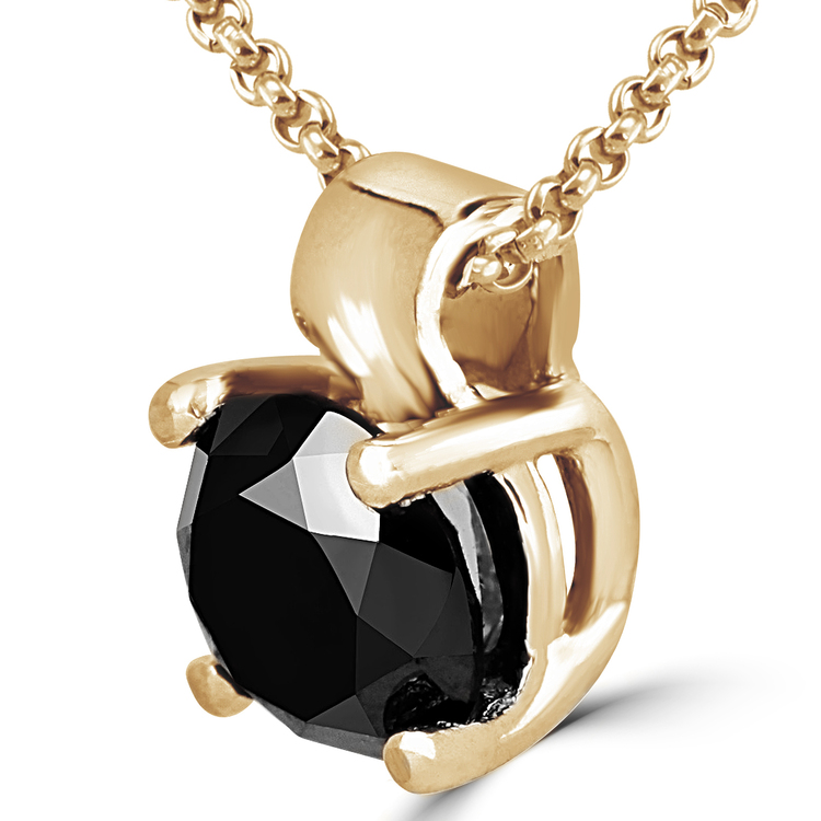 Superb Black Diamond Pendant Black Designer Jewelry Exporte