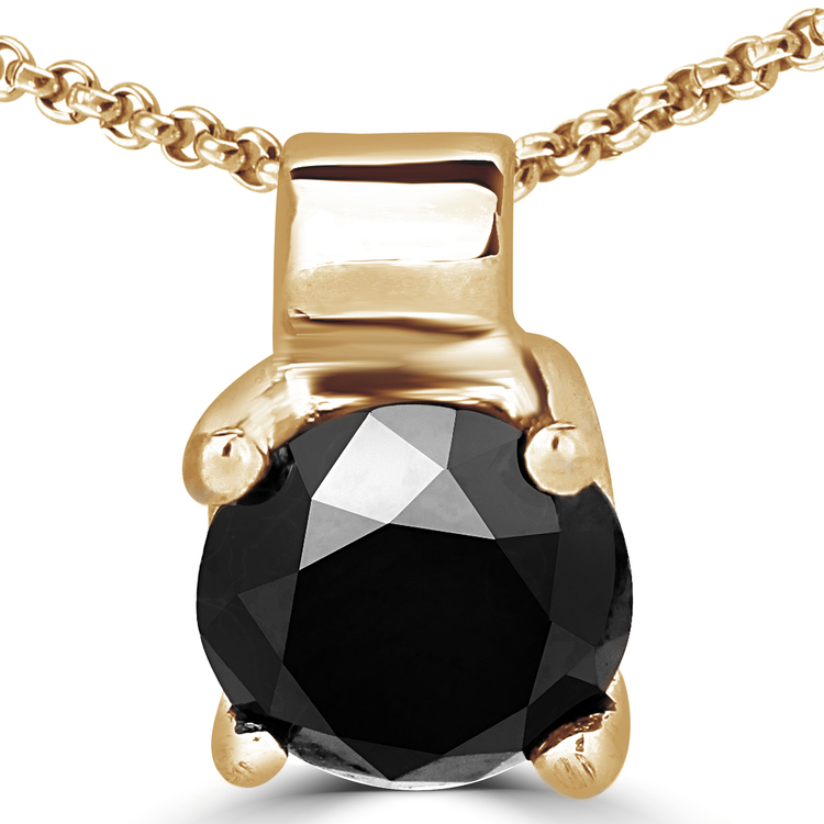 Superb Black Diamond Pendant Black Designer Jewelry Exporte