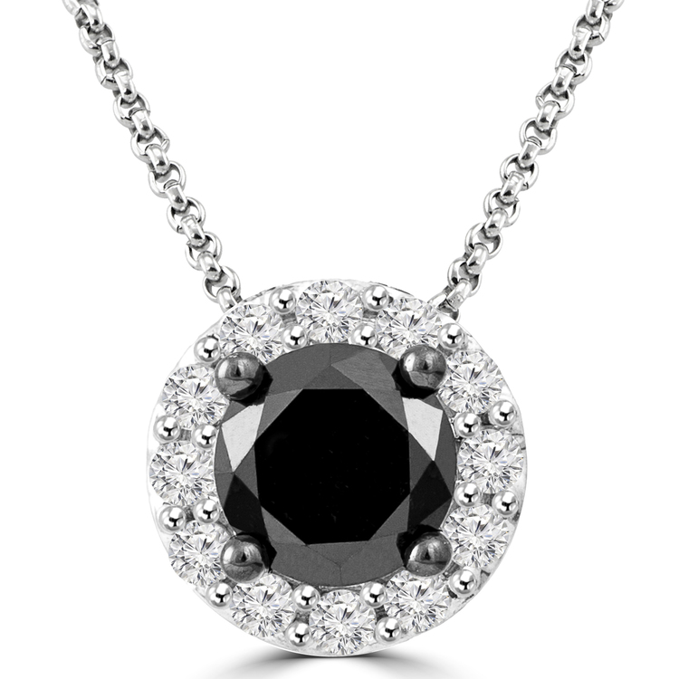 Delightful Black Diamond Pendant Black Designer Jewelry Exporter