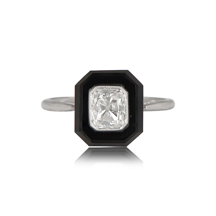 Lovely back Diamond Engagement Ring  DesignerJewelry Wholesaler