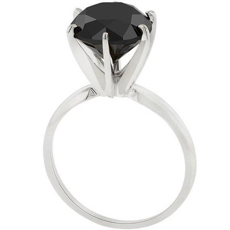 Exquisite Black Diamond Engagement Ring DesignerJewelry Wholesaler