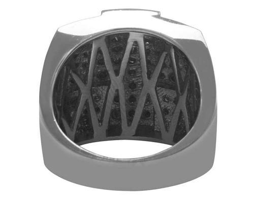 Simple Black Diamond Engagement Ring Designer Jewelry Wholesaler