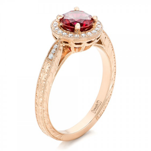 Gabriel Zaira Ring With Rose Gold Gemstone ring Exporter