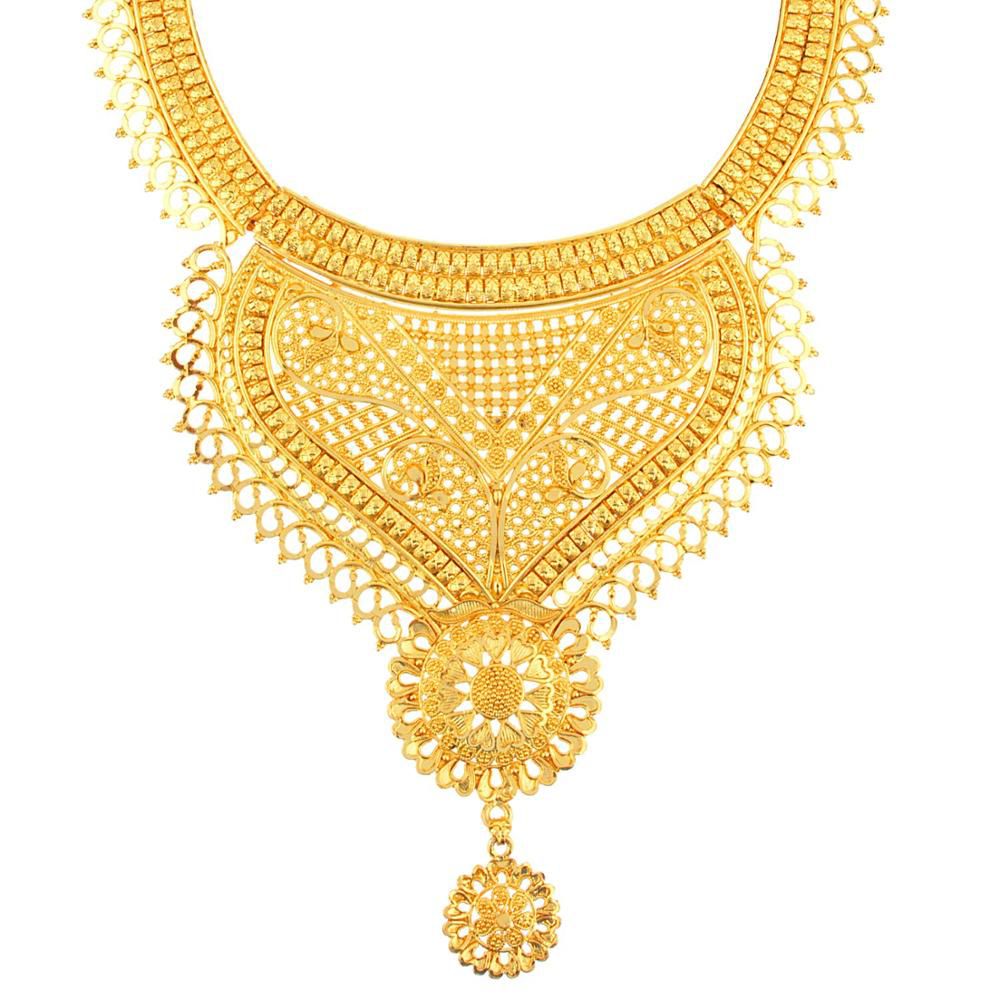 EfulgenzIndian Style Bollywood Fashion Gold Wedding Bridal Choker Necklace Mekar