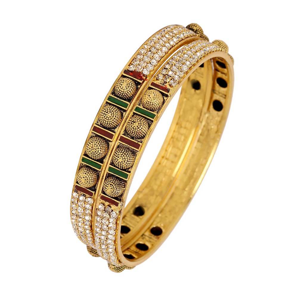 Gold Plated Traditional Bangles Exporter