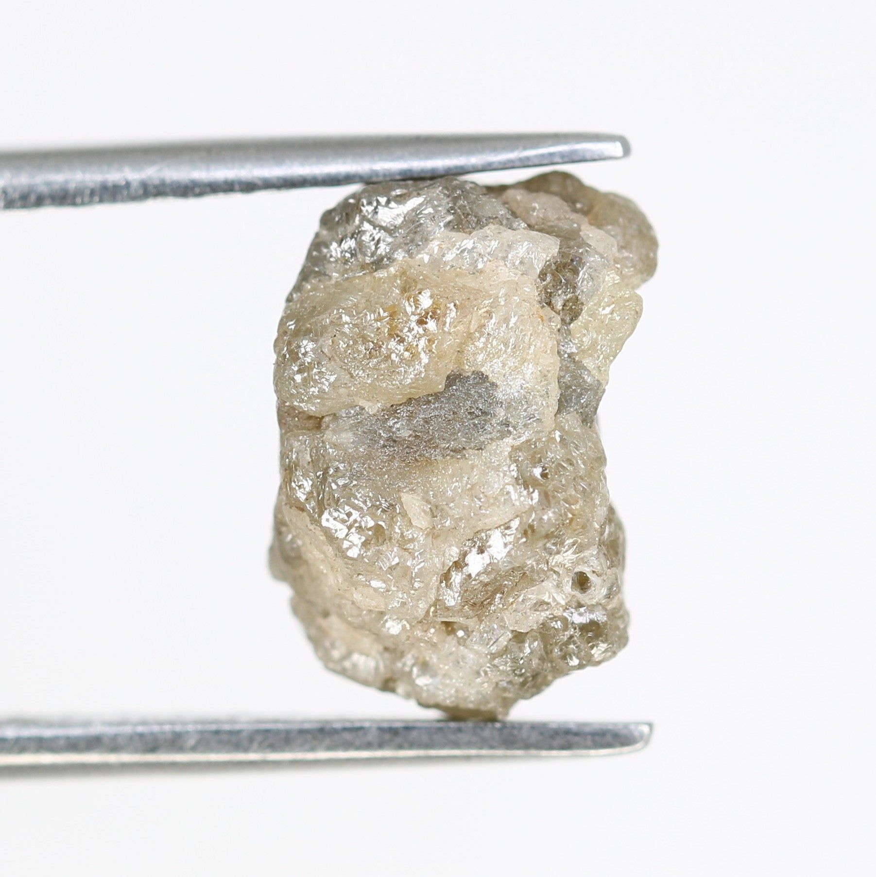 Wholesale  Grey Color Uncut Raw Natural Loose Rough Diamond For Galaxy Ring