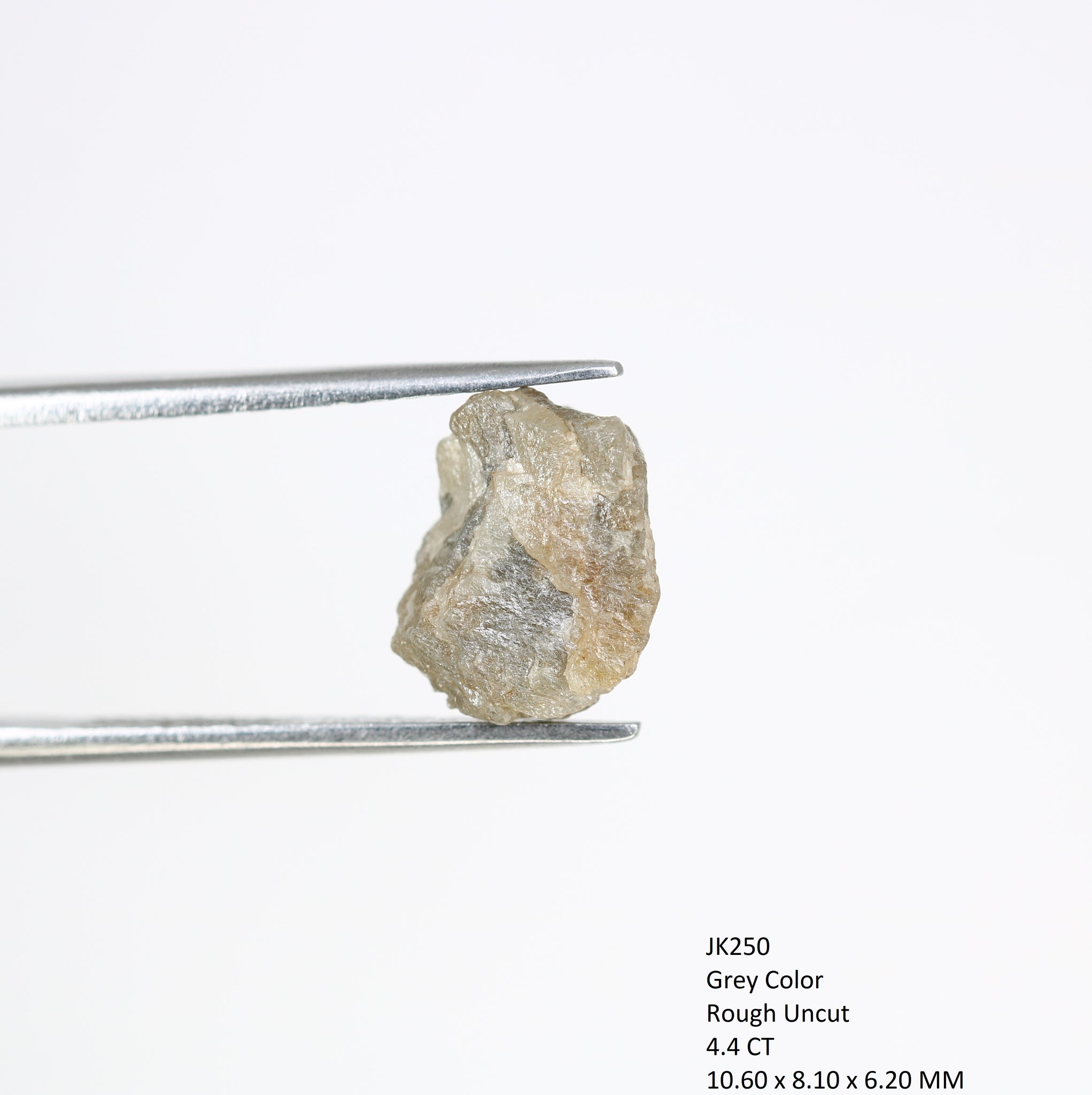 Wholesale  Grey Color Uncut Raw Natural Loose Rough Diamond For Galaxy Ring