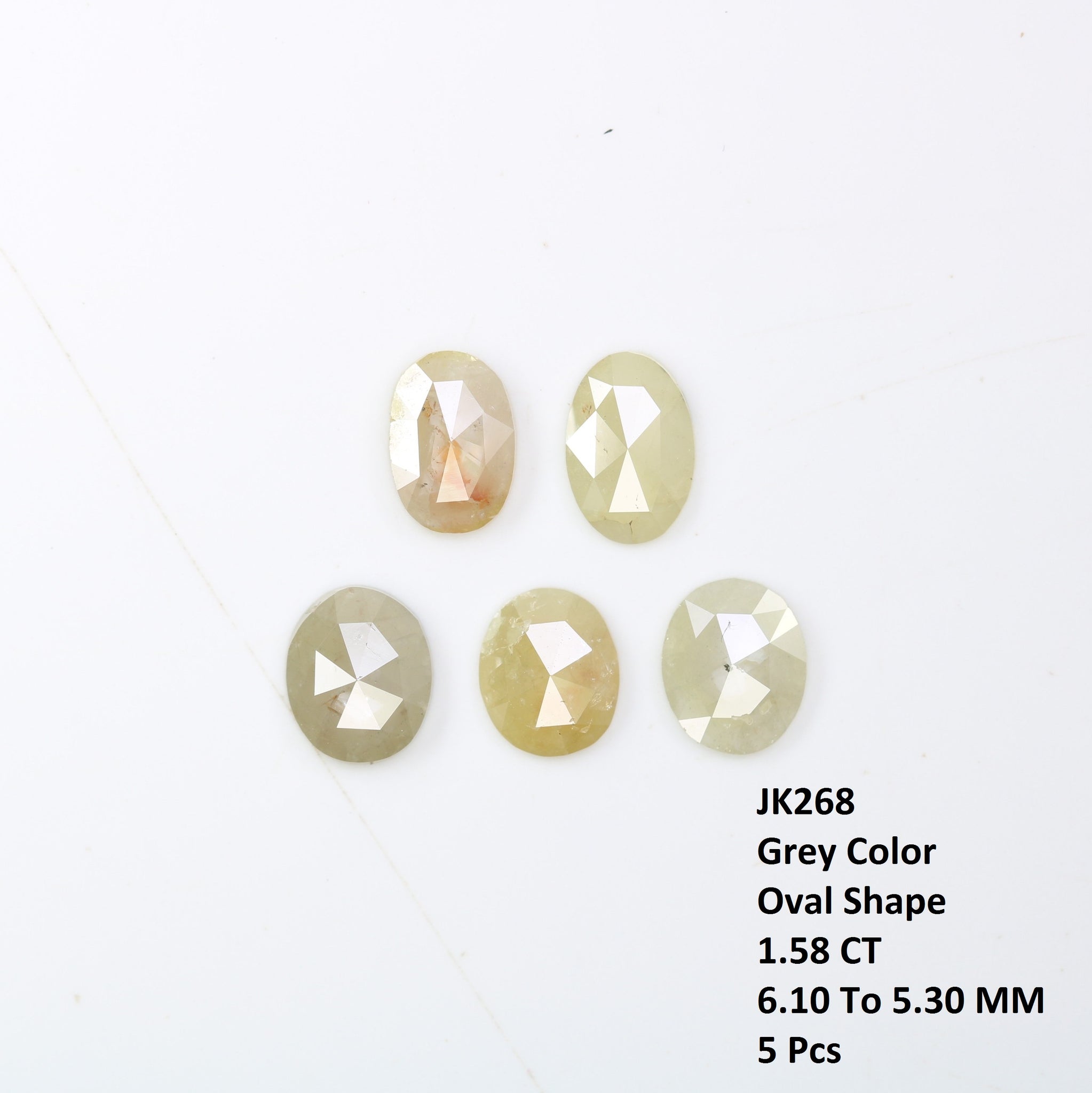 Oval Shape Natural Diamond For Designer Jewelry Manufacturer