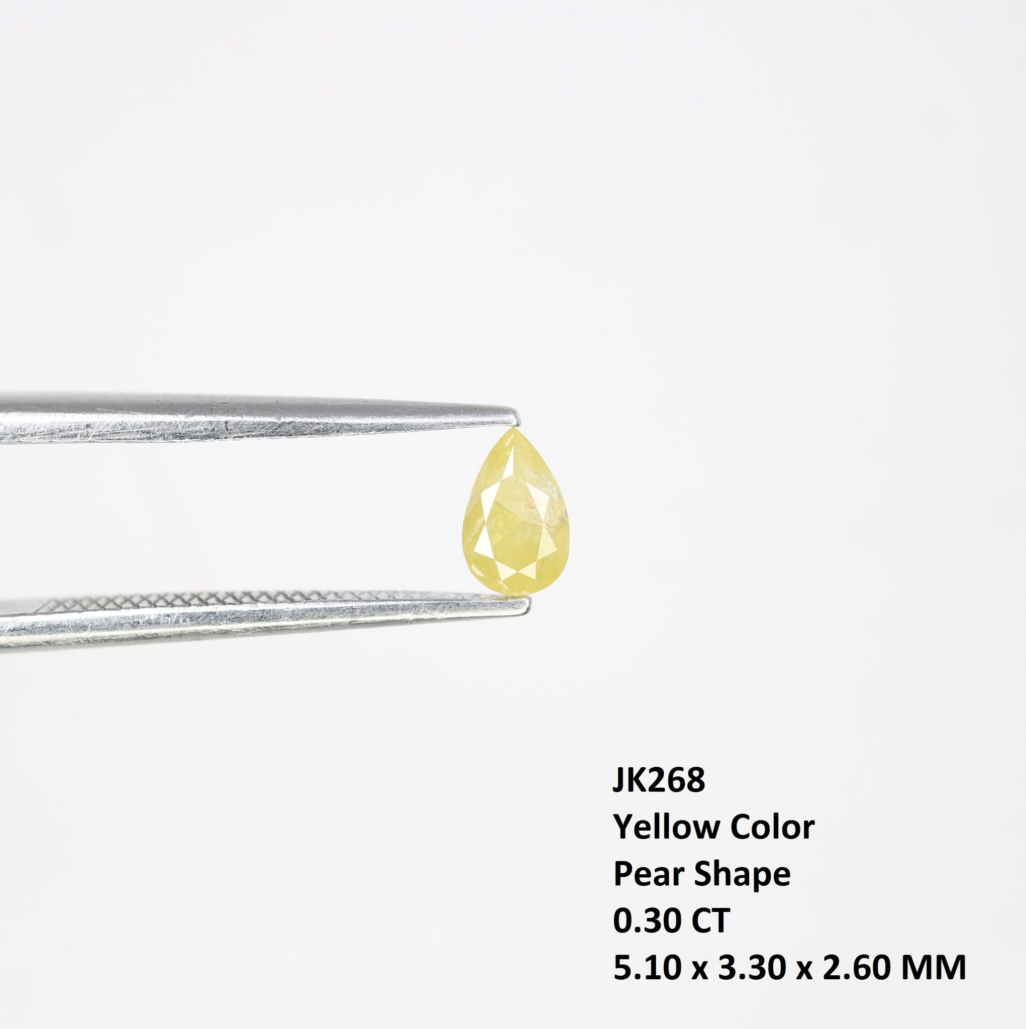 Pear Shaped 0.30 CT Grey Loose Diamond For Proposal Ring  Exporter