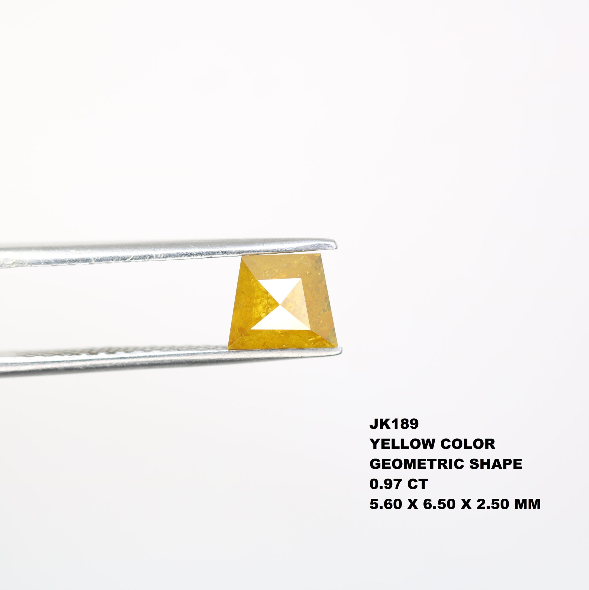 Fancy Yellow Geometric Shape Loose Diamond For Engagement Ring Supplier