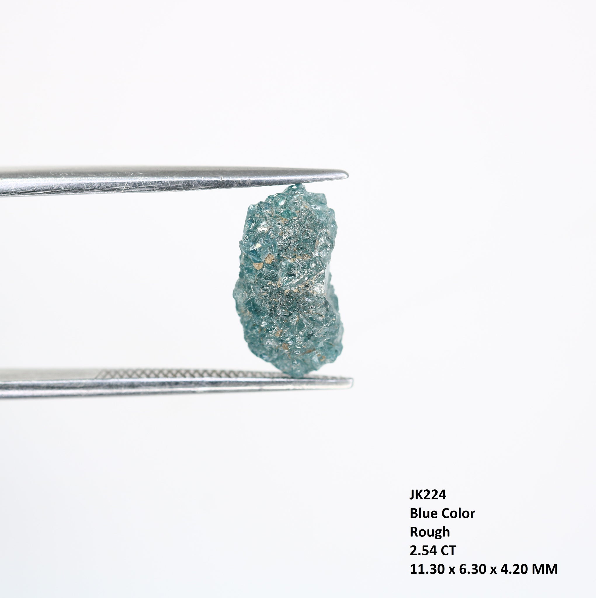 Blue Rough Uncut Raw Irregular Shape Diamond For Unique Ring Manufacturer