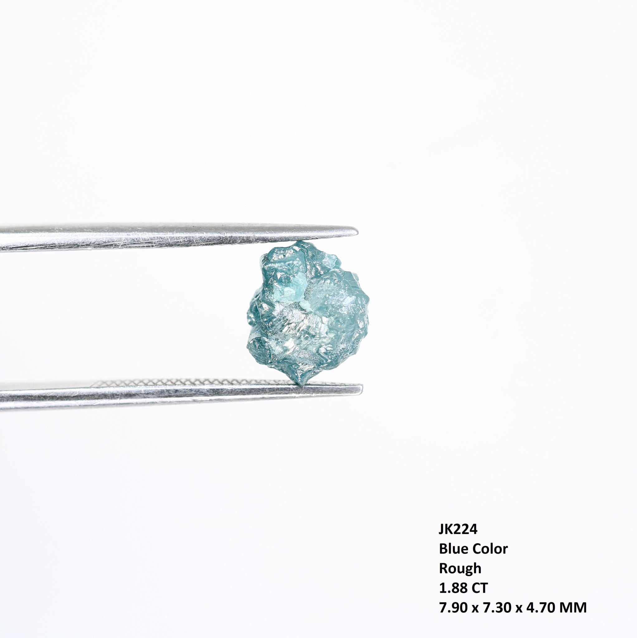 Blue Rough Uncut Irregular Shape Raw Diamond For Proposal Ring Supplier