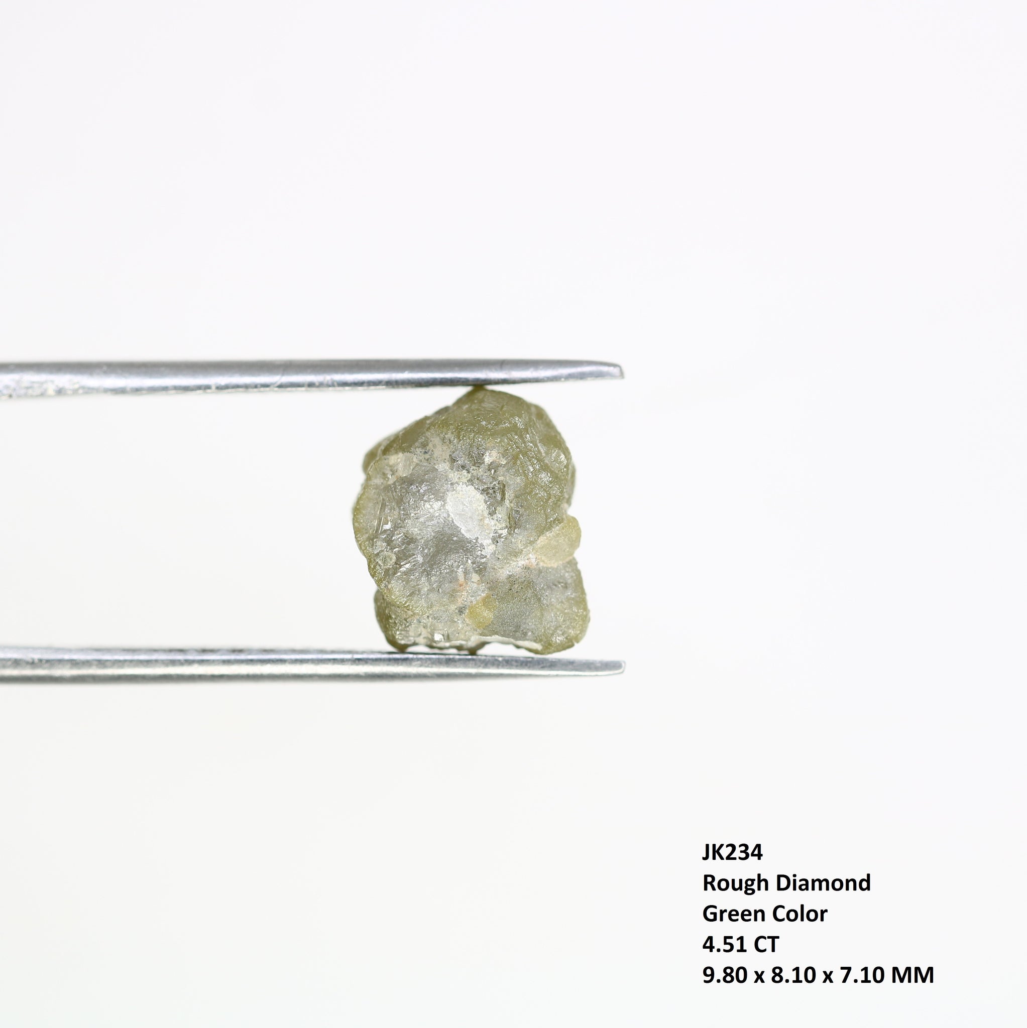 Wholesale Natural Loose Green Color Antique Rough Diamond For Raw Diamond Ring