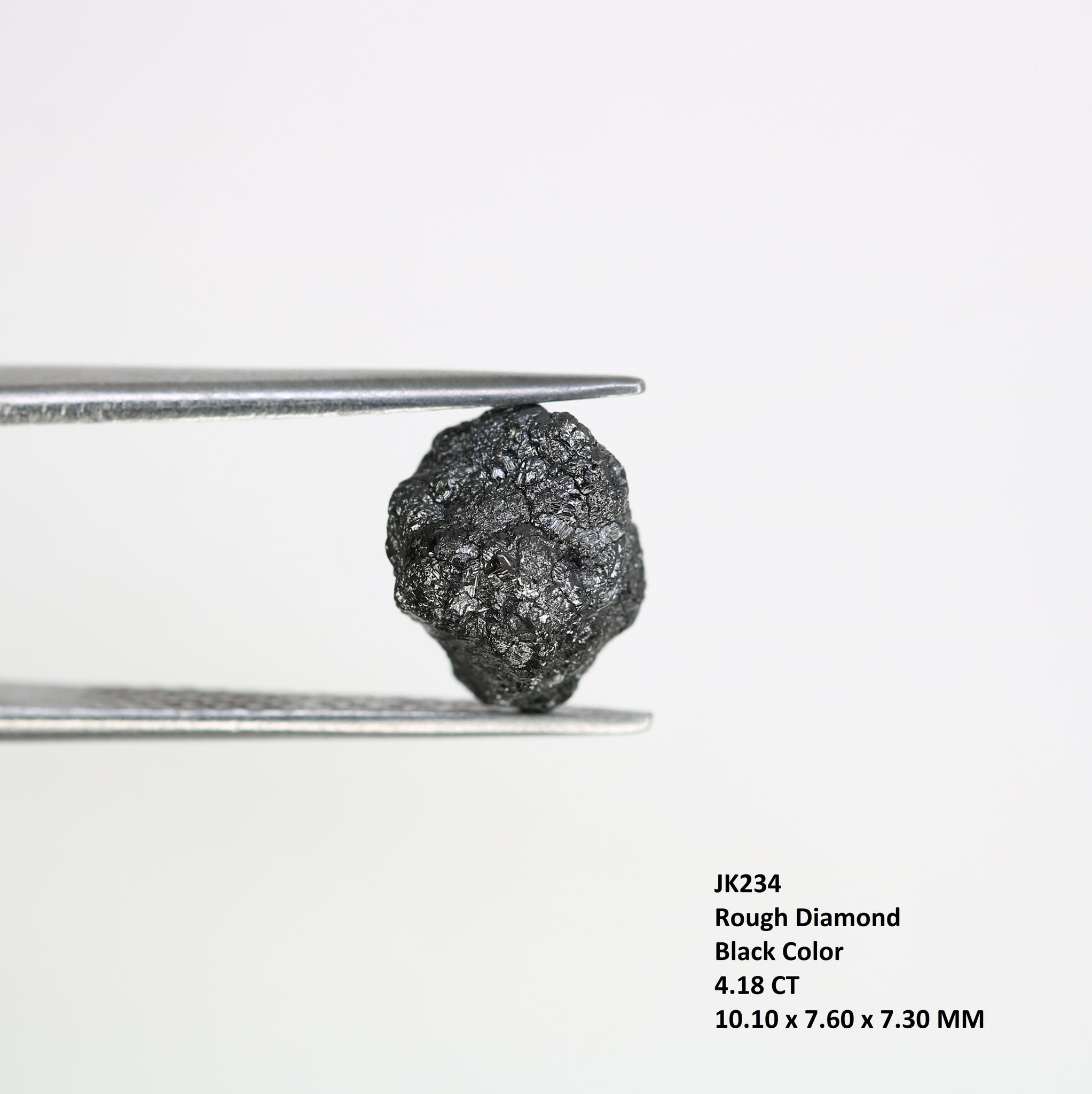 Black Color Natural Loose Rough Diamond For Raw Diamond Ring Supplier