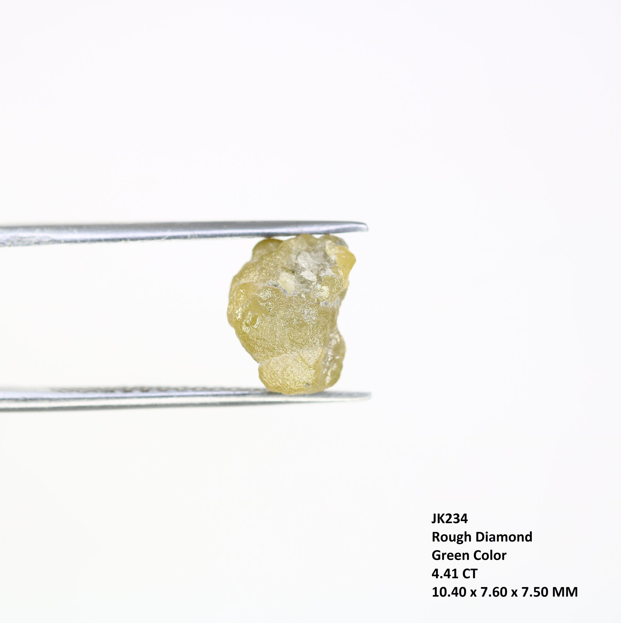 Natural Fancy Green Color Loose Rough Diamond For Raw Diamond Ring Manufacturer