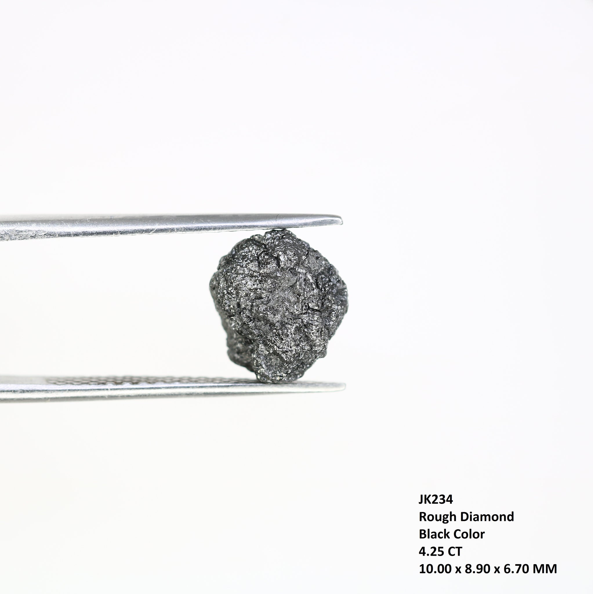 Jet Black Color Loose Rough Uncut Raw Diamond For Wedding Ring Manufacturer