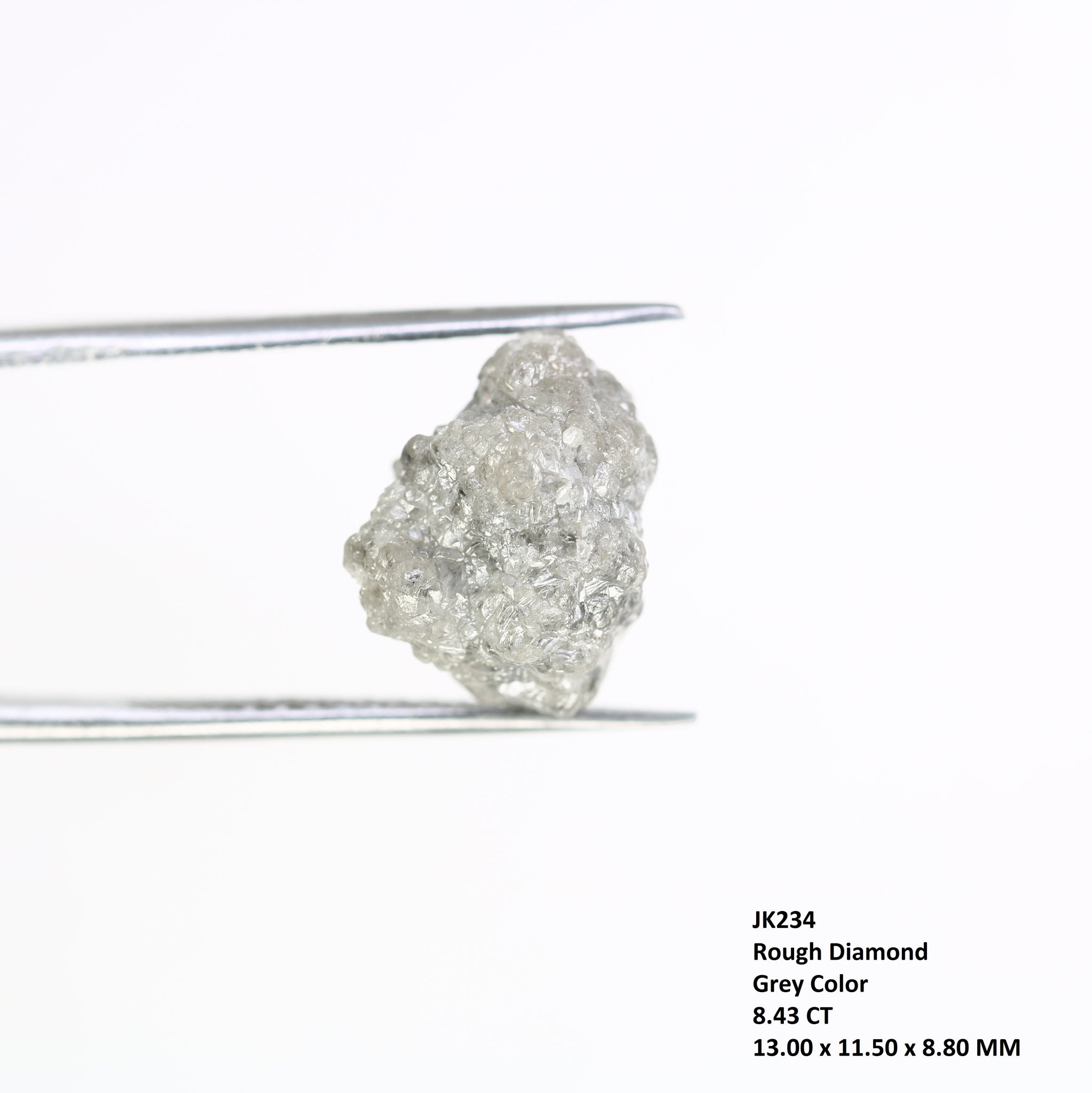 Natural Loose Grey Color Uncut Raw Rough Diamond For Diamond Supplier