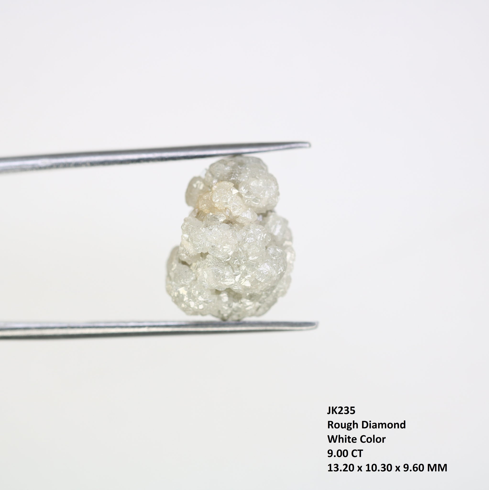 Wholesale Rough White Irregular Cut Raw Natural Diamond Ring