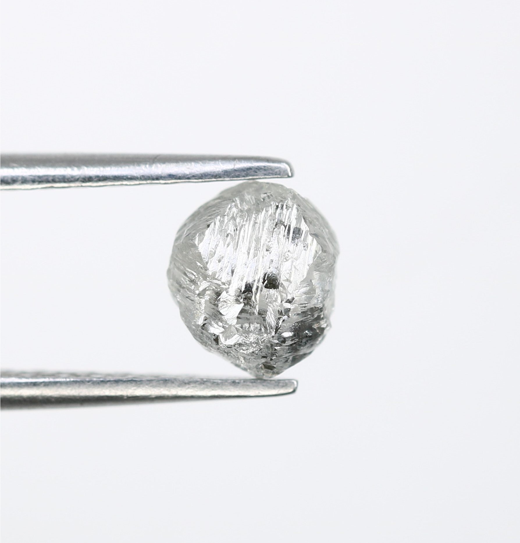 Wholesale Rough Irregular Cut Raw Salt And Pepper Diamond Ring
