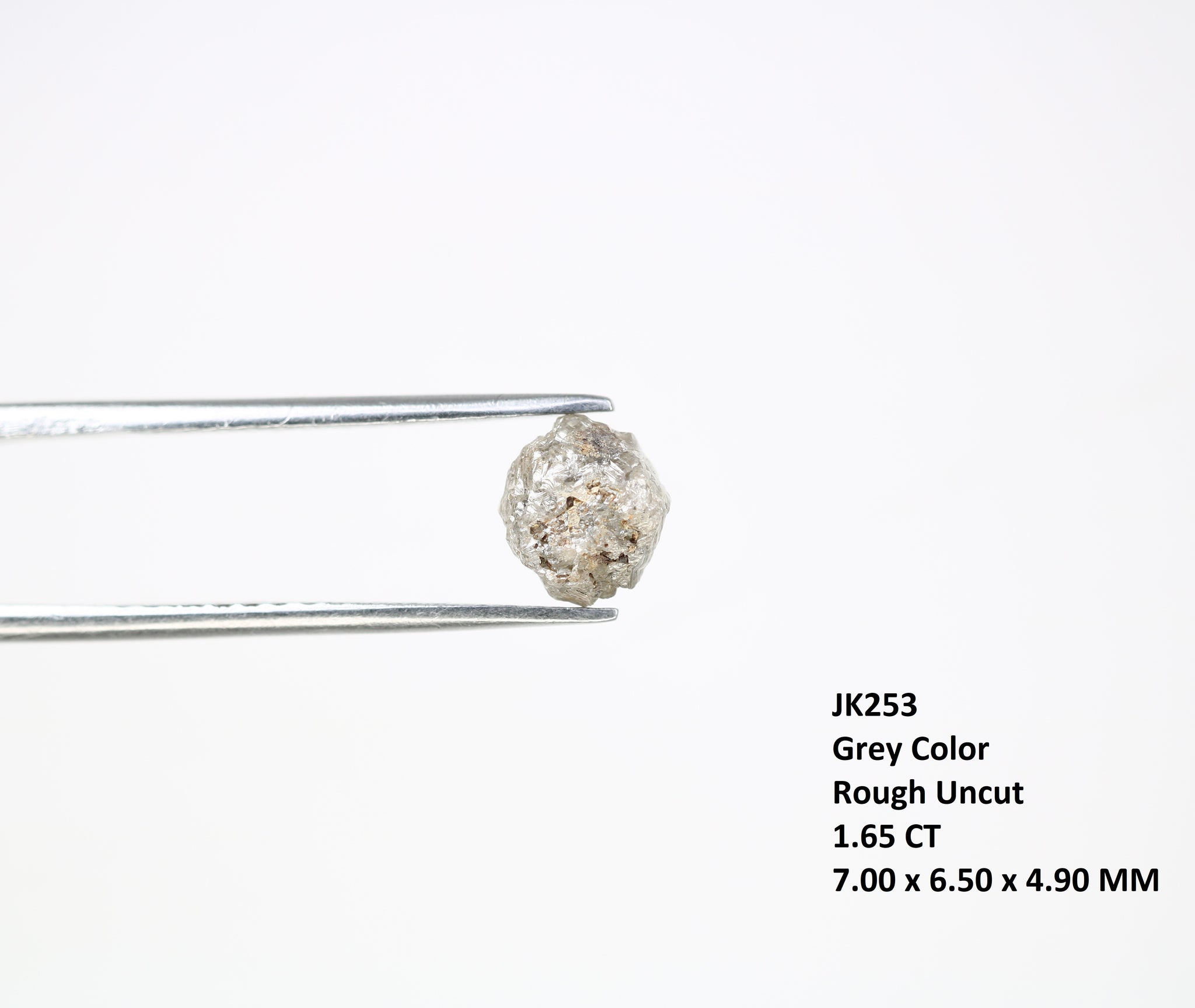 Raw Rough Grey Natural Uncut Diamond For Engagement Ring Exporter
