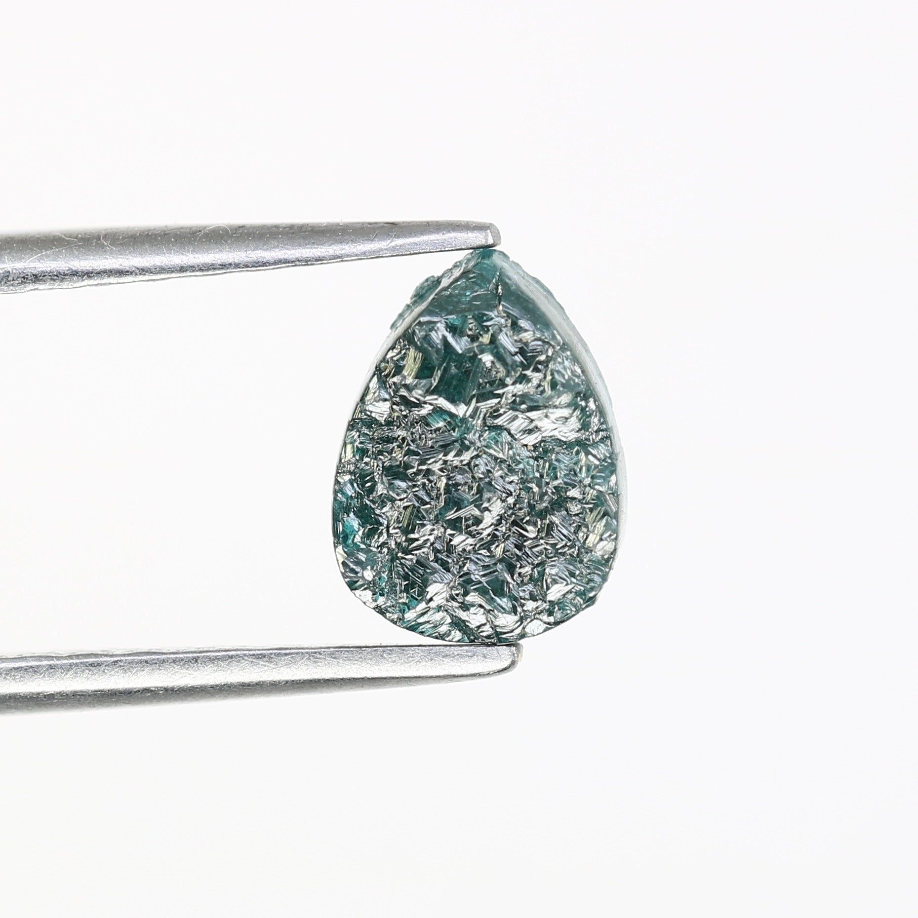 Blue Color Pear Shape Raw Rough Diamond For Wedding Ring Exporter