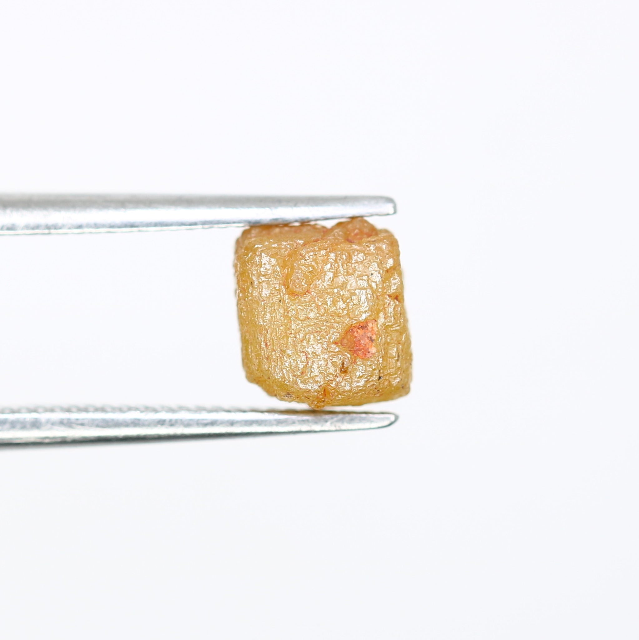 Wholesale Fancy Yellow Color Natural Loose Congo Cube Shape Rough Diamond